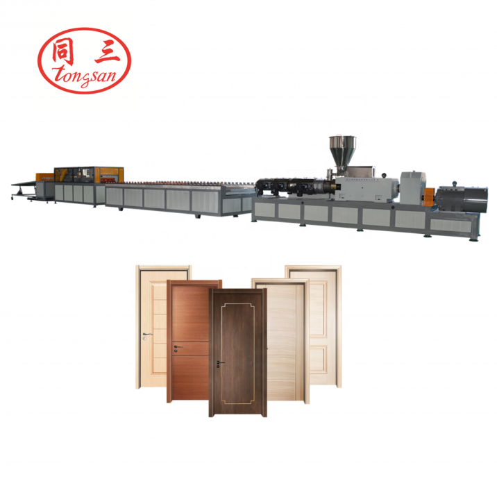 Wood Plastic Composite Production Line /door Board Plate Extruder /pvc Wpc Door Making Machine