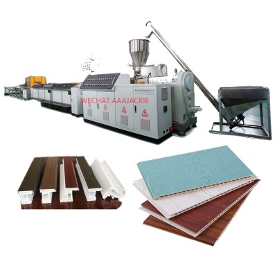 UPVC PVC Profile Making Machine for Window Door, Wall Panel, Ceiling, Corner Profile