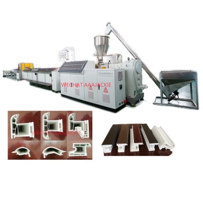 PVC UPVC Window Profile Making Machine / UPVC Production Line