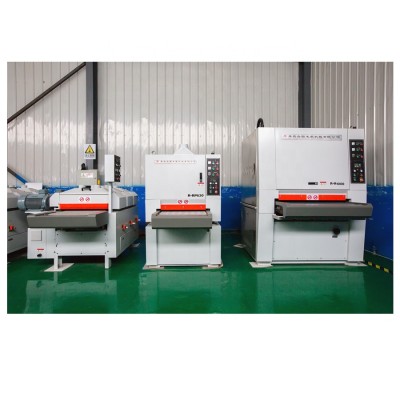 PE WPC floor sanding machine / wood plastic products surface treatment